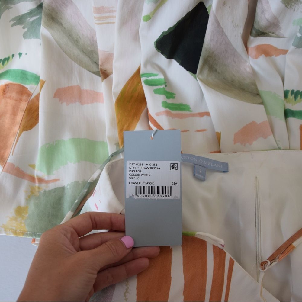 ANTONIO MELANI Colorful Brushstroke Blouse - Picture 4 of 4
